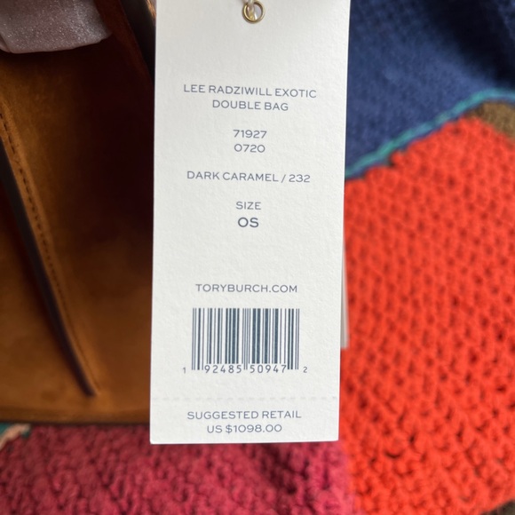 Tory Burch Lee Radziwill Exotic Double Bag - Picture 8 of 12